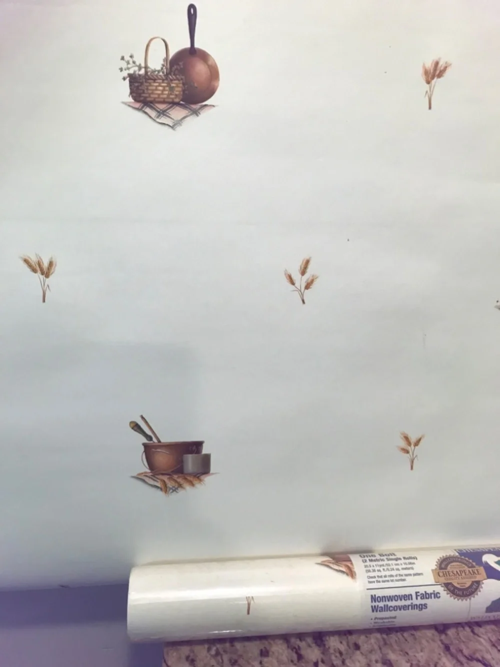 2 double rolls cottage country wallpaper